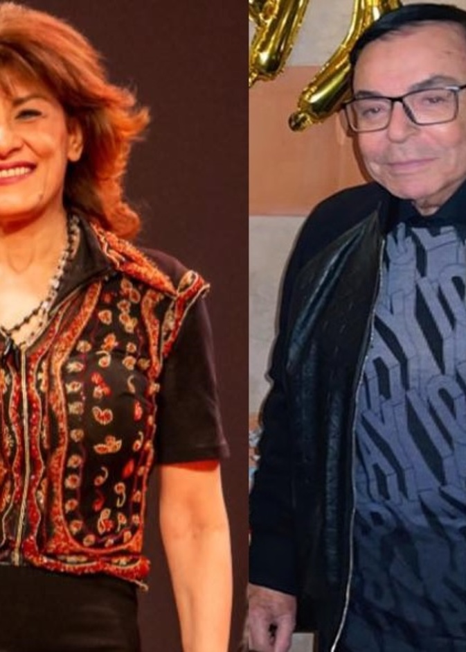 سمير صبري وسماح انور 