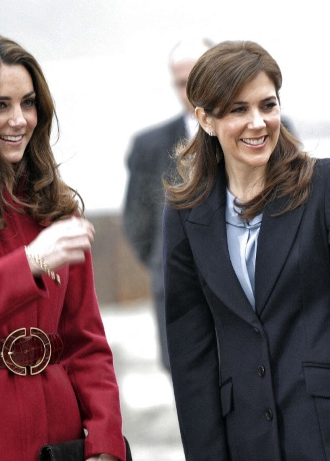 كيت ميدلتون والأميرة ماري 