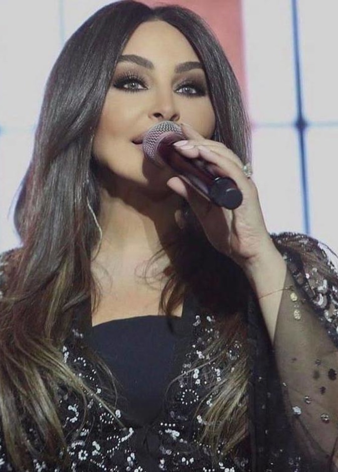  إليسا تبكي على المسرح أثناء غنائها "يا مرايتي" في حفلها بأميركا