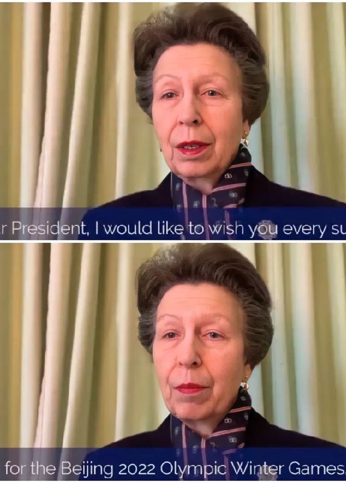 الأميرة آن توجه رسالة للبعثة الأوليمبية البريطانية