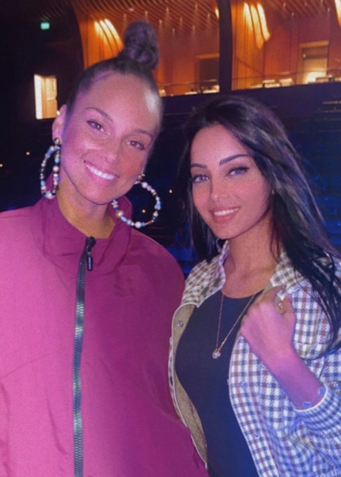 أليشيا كيز ورويدا رفه