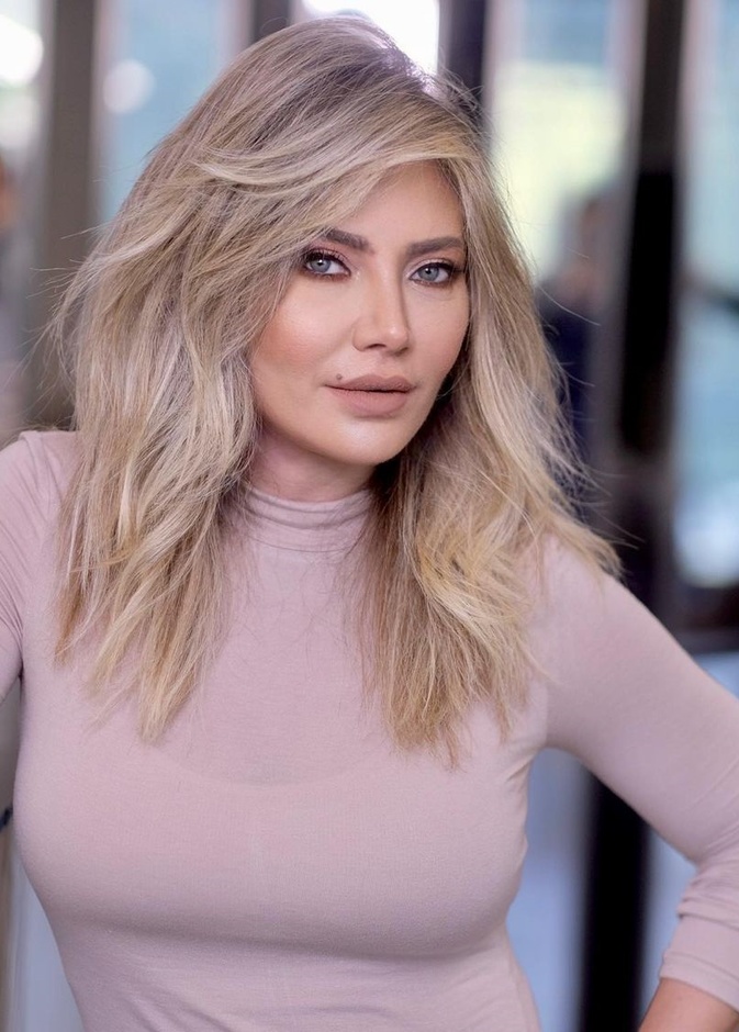 سلافة معمار تتألق بـ قصّة شعر جديدة تزامنا مع مناسبة عيد الحب 2022 