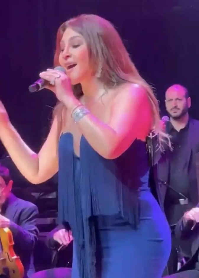 إليسا تتألق بفستان قصير كحلي لافت بأحدث حفلاتها في ستارز أون بورد