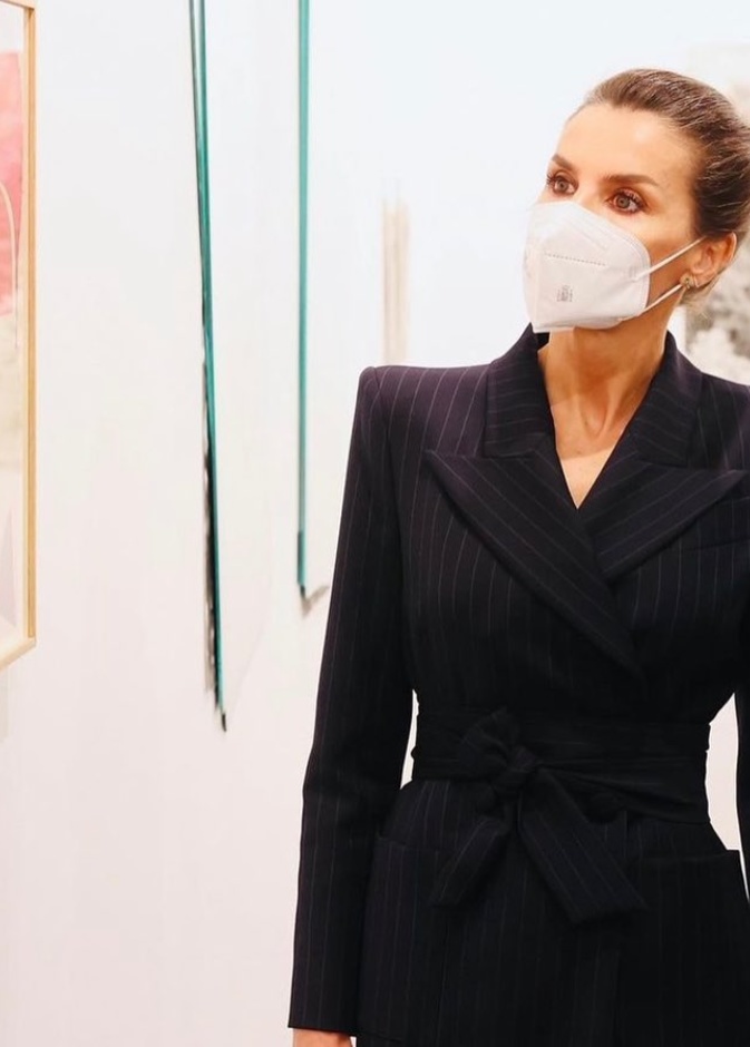 الملكة ليتيزيا في افتتاح معرض الفن المعاصر الدولي ARCOmadrid 2022