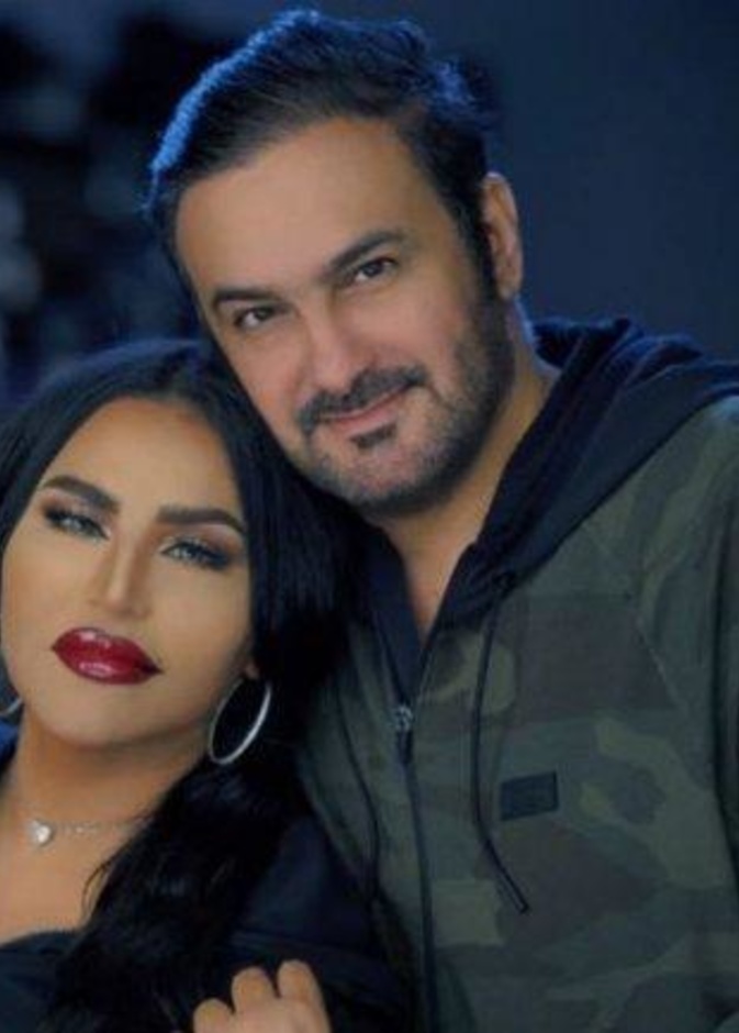 أحلام وزوجها مبارك الهاجري