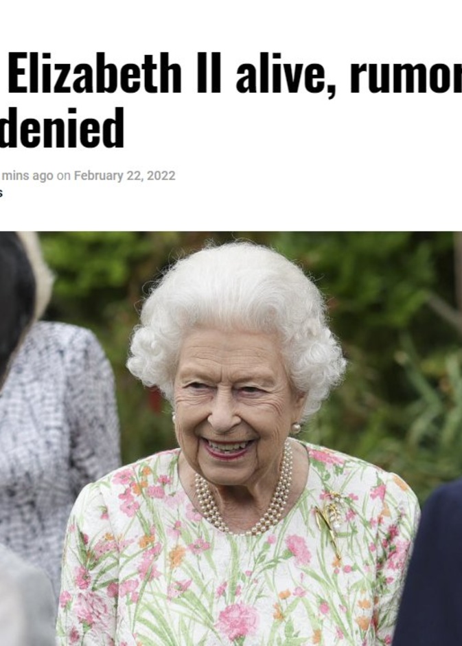 صحيفة أمريكية تنشر شائعات عن وفاة الملكة