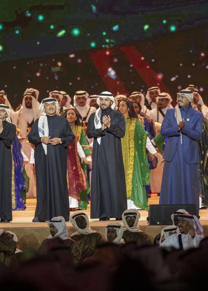 النجوم في أوبريت يوم التأسيس