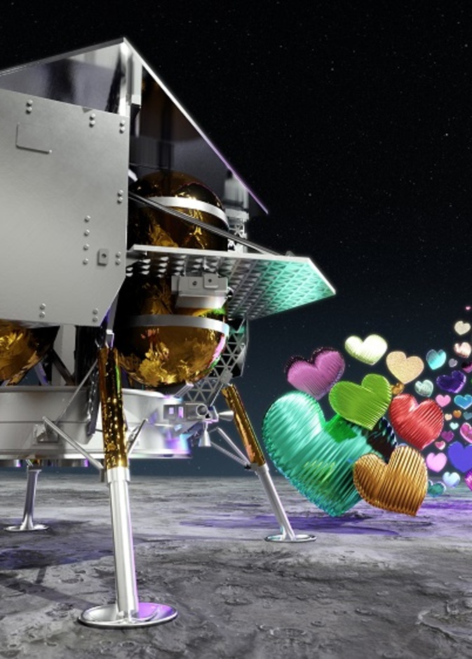 العمل الفني الرسمي الأول ومجموعة NFT على سطح القمر قريبًا!