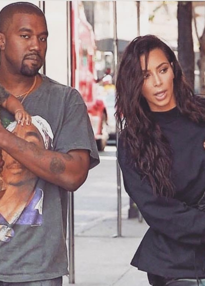 كيم كارداشيان وكاني ويست