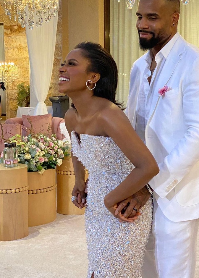 داليا مبارك وزوجها