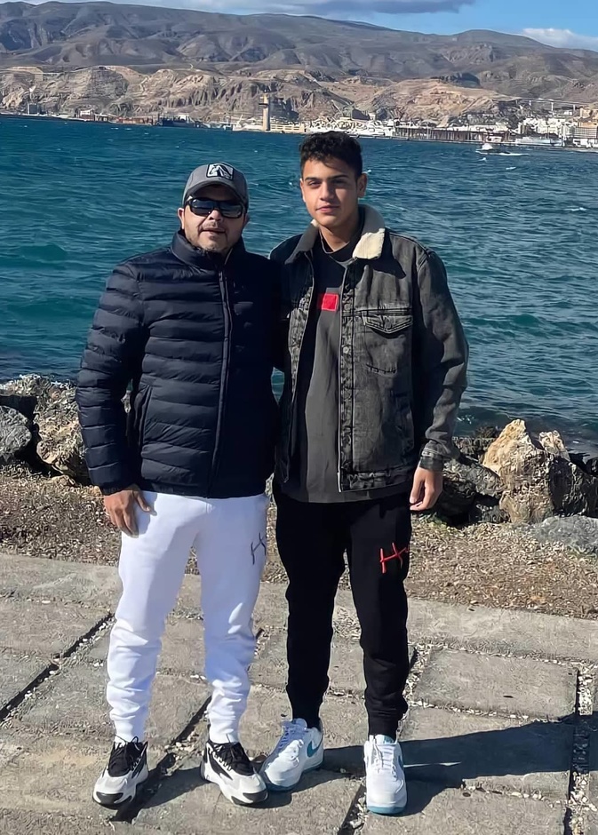 محمد هنيدي ونجله 