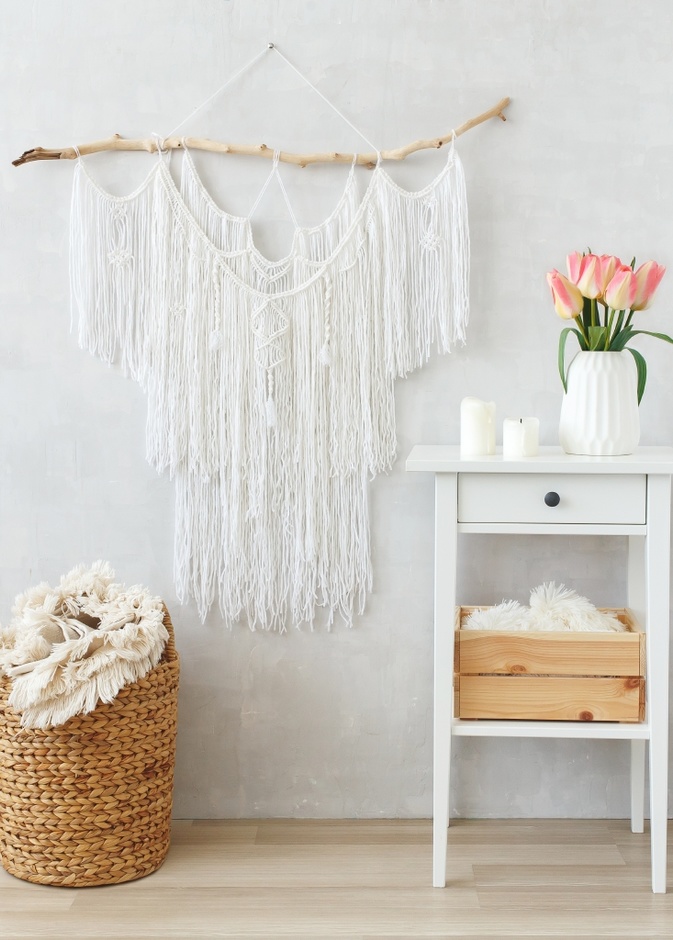 المواد الطبيعية في ديكور زاوية منزل