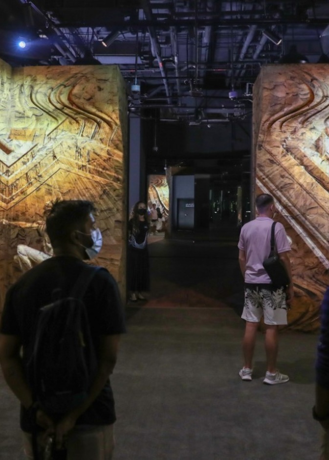 جناح لاتفيا في إكسبو 2020 دبي.. تجربة مشوقة وهمسات من وحي الطبيعة - المصدر وام 