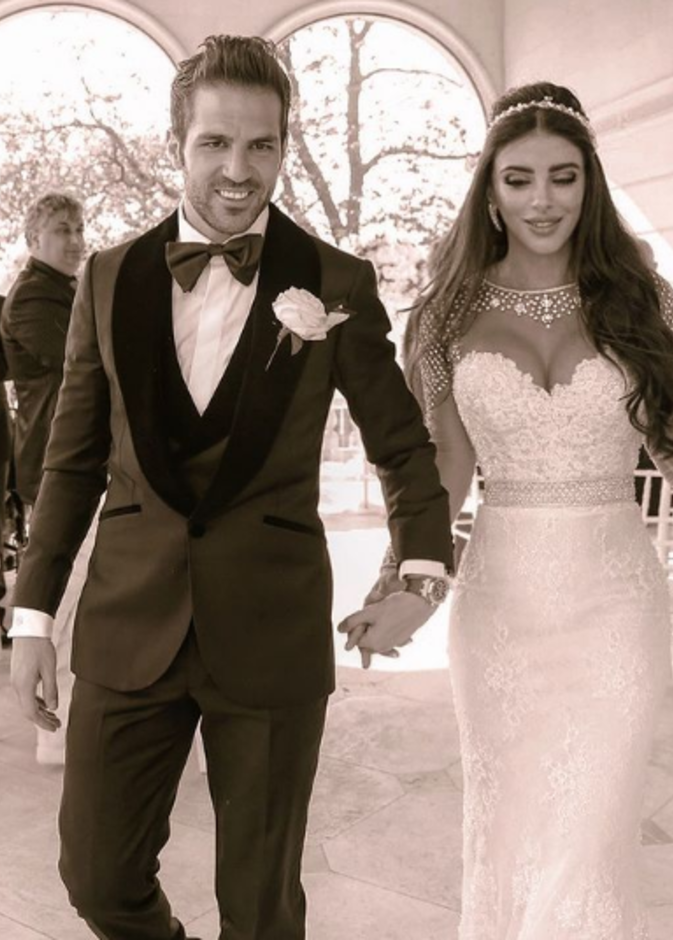 دانييلا سمعان تزوجت من فابريغاس- الصورة من انستغرام دانييلا