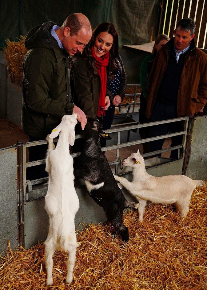 سيدة من ويلز تكسر البروتوكول الملكي