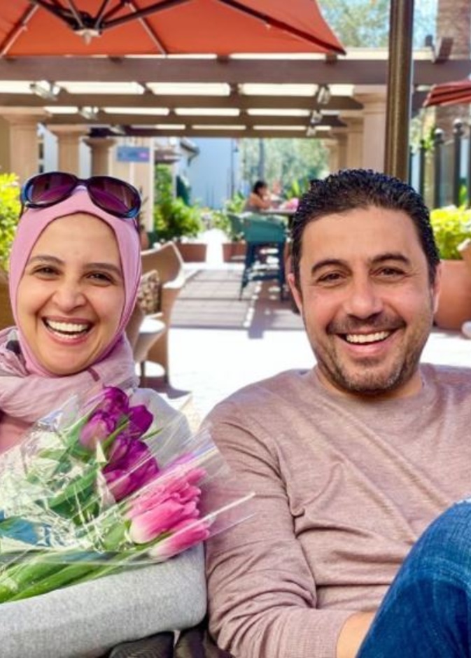 حنان ترك وزوجها 