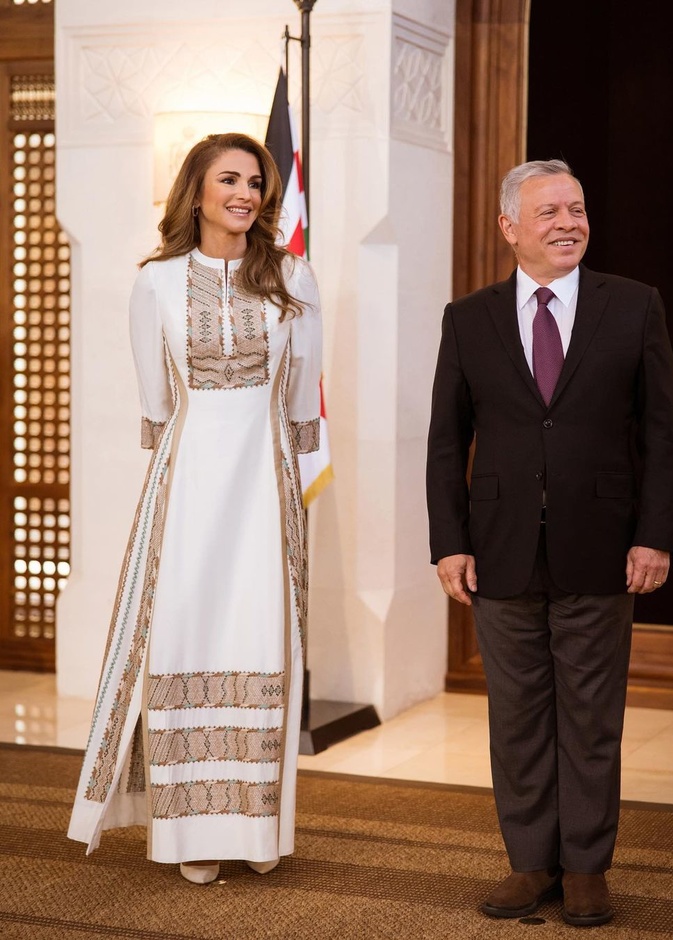 إطلالة الملكة رانيا