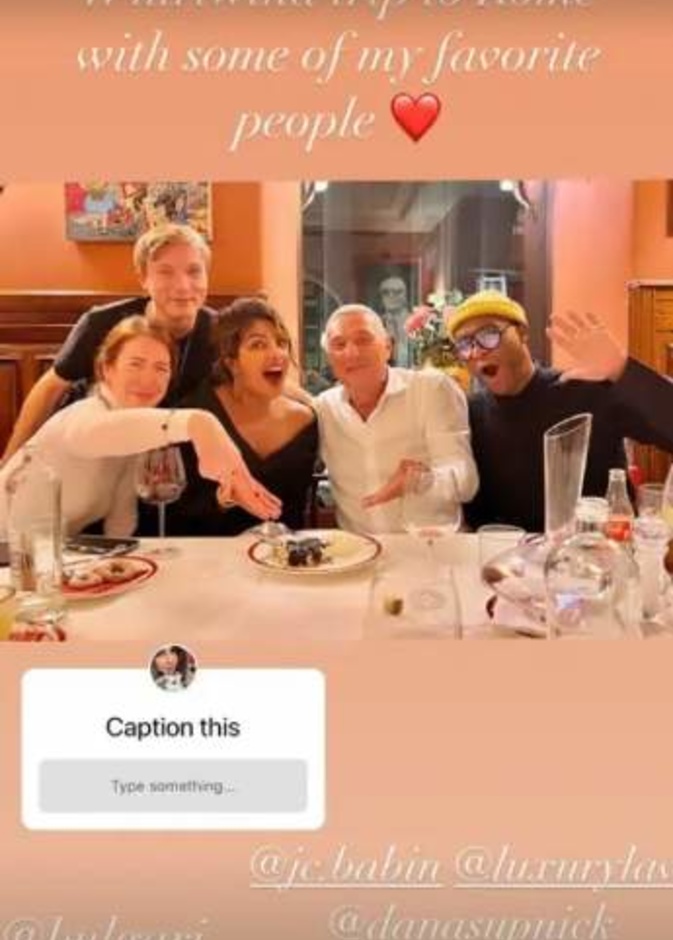 بريانكا تشوبرا تبدأ "مشروع مميز" في روما