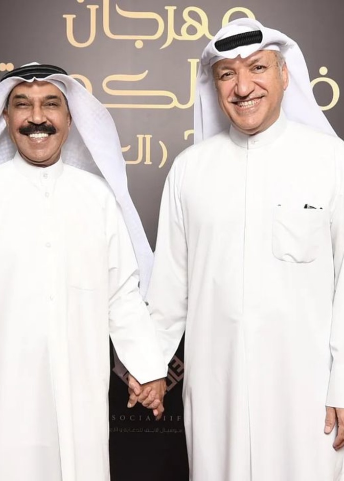 الفنان عبدالله الرويشد وسالم الهندي