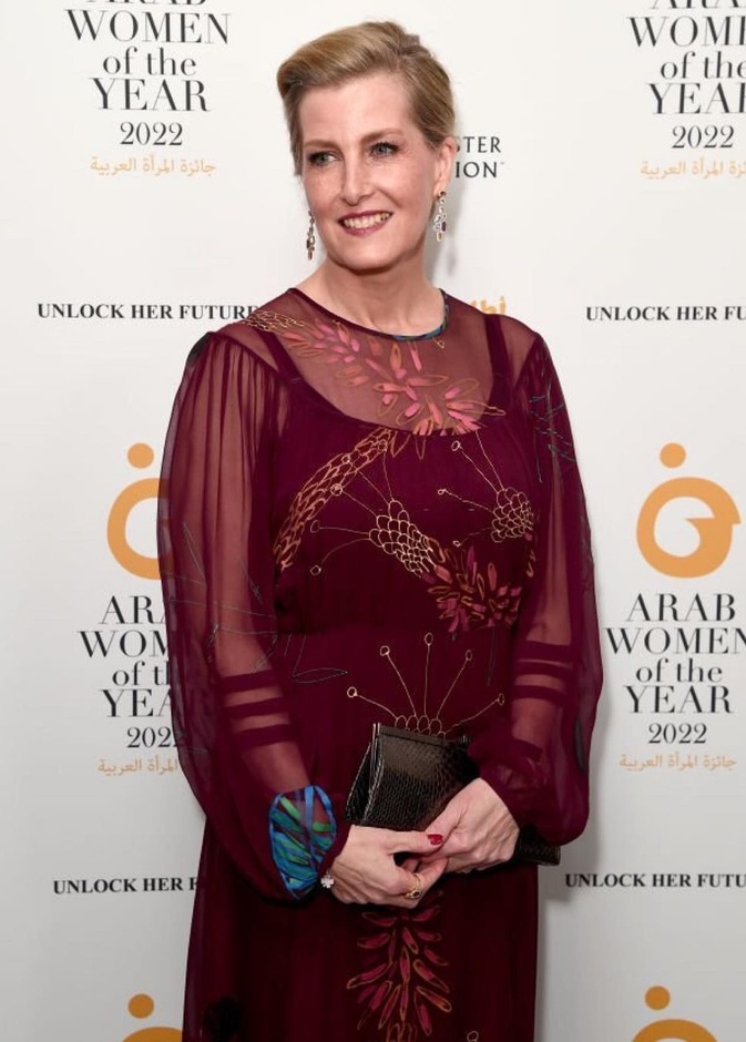 كونتيسة وسكس في حفل توزيع جوائز المرأة العربية لعام 2022