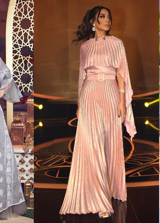 بفساتين محتشمة وبدل نسائية أنيقة..شاهدوا أبرز إطلالات مقدمات البرامج في رمضان 2022