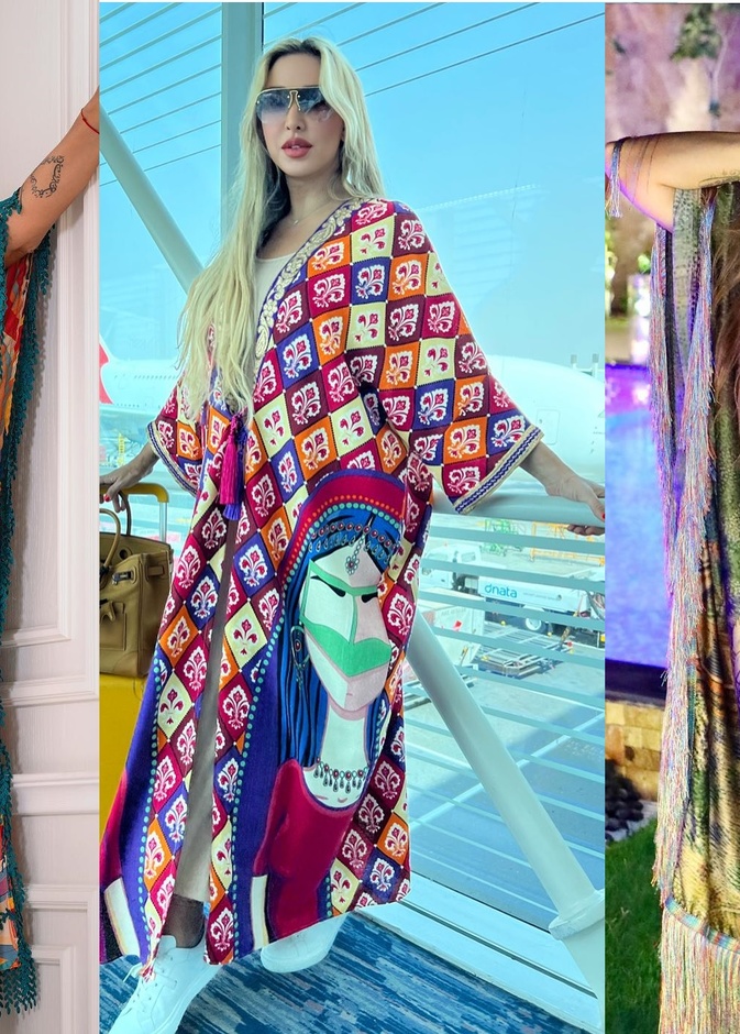 اطلالات جويل مردينيان بالعباءات