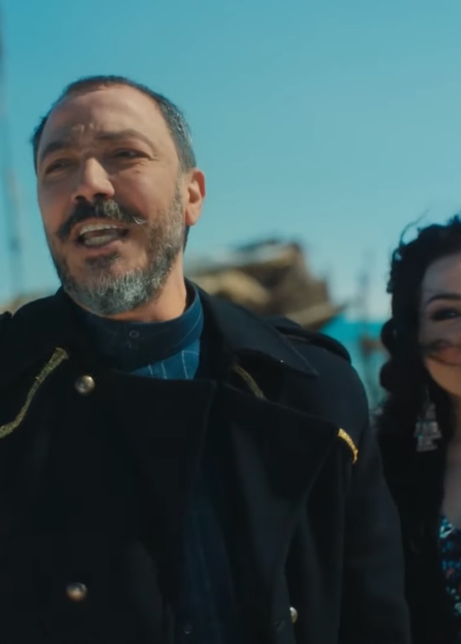 مي عز الدين وطارق لطفي 