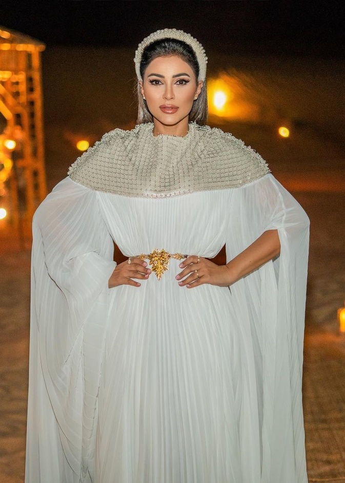 مهيرة عبد العزيز في أحدث إطلالاتها