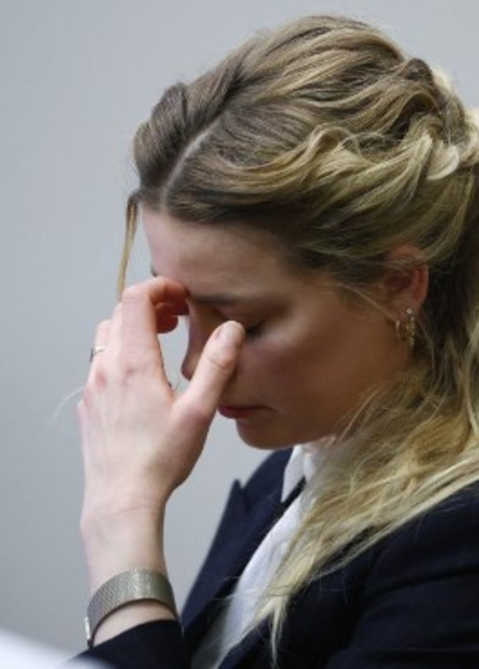 الممثة أمبر هيرد في المحكمة