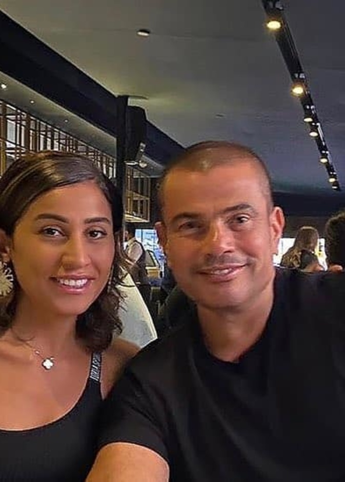 دينا الشربيني وعمرو دياب