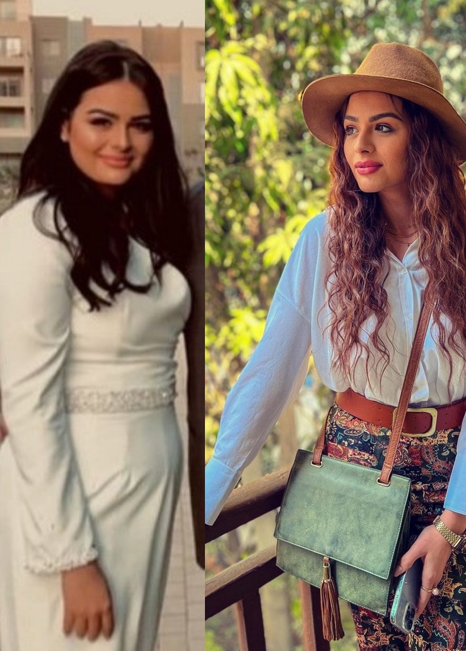 هنادي مهنا قبل وبعد فقدان الوزن