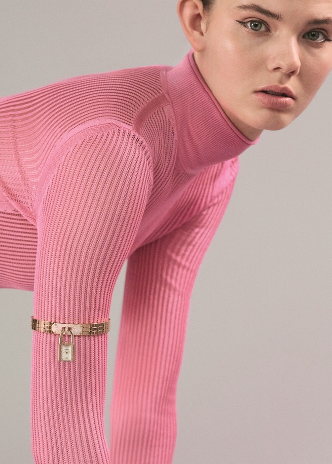 Kelly rose gold with diamonds padlock set with diamonds copyright Mark Kean