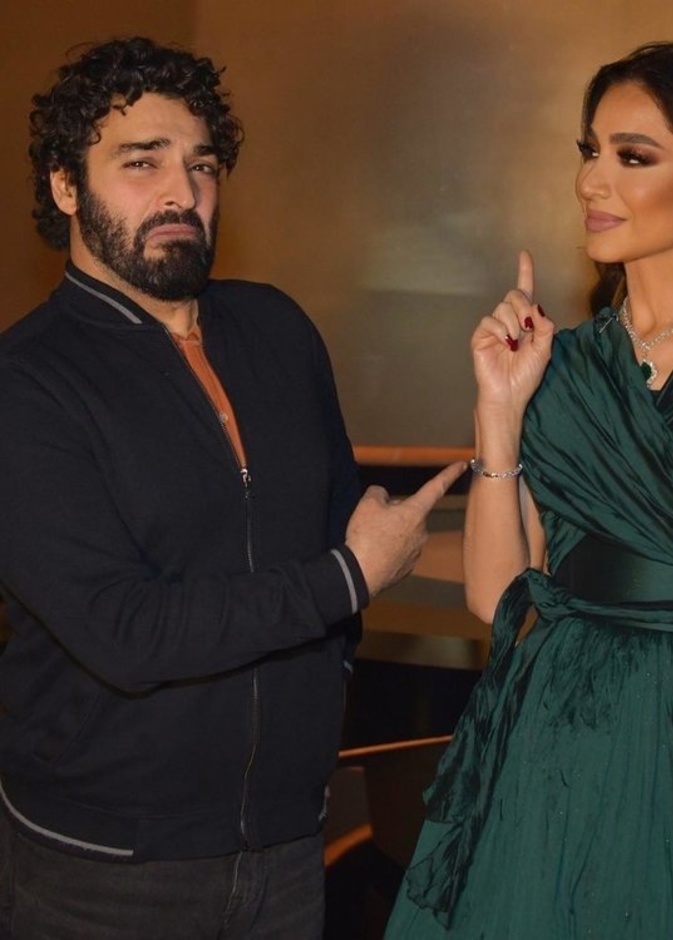 حميد الشاعري وبسمة وهبة