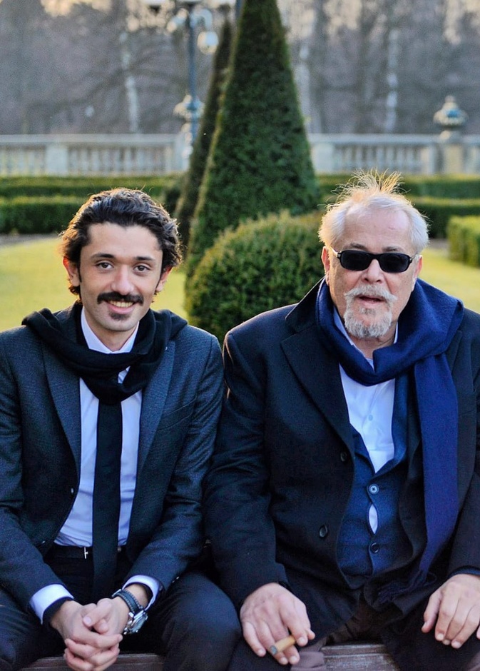 كريم محمود عبد العزيز ووالده