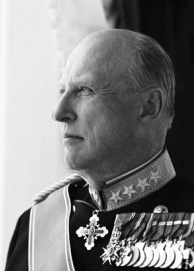 الملك هارالد في حفل تضامن مع أوكرانيا