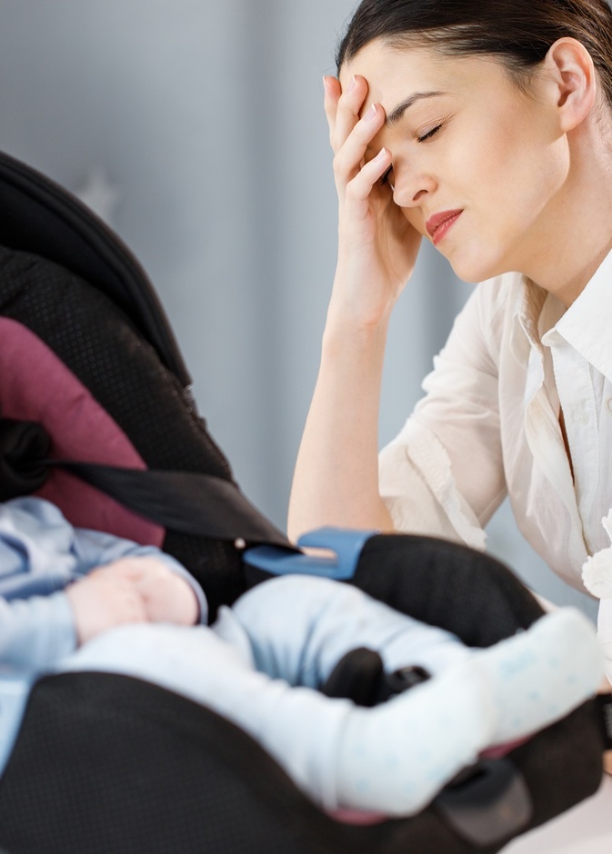 أسباب اكتئاب ما بعد الولادة