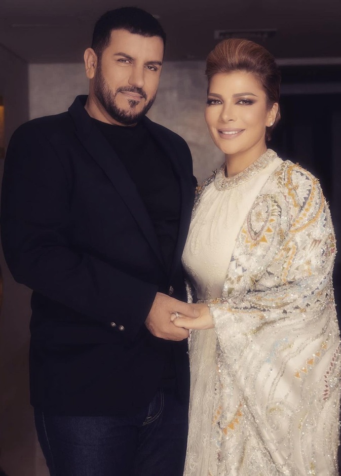 اصالة نصري وفائق حسن طاردتهما شائعة الطلاق مؤخرا- انستغرام اصالة