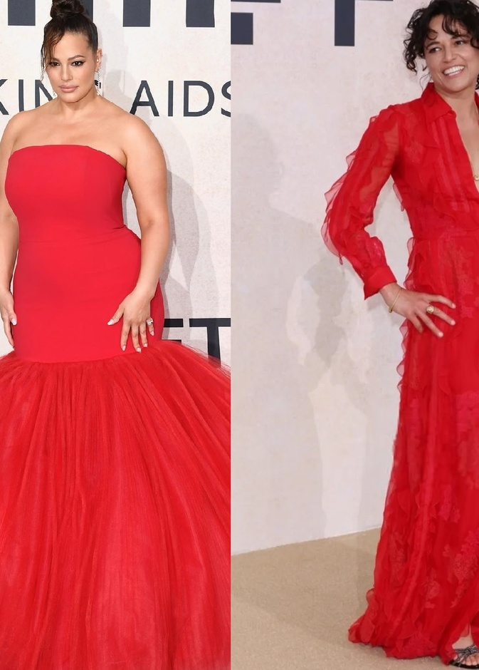 النجمات باللون الاحمر في مهرجان كان 