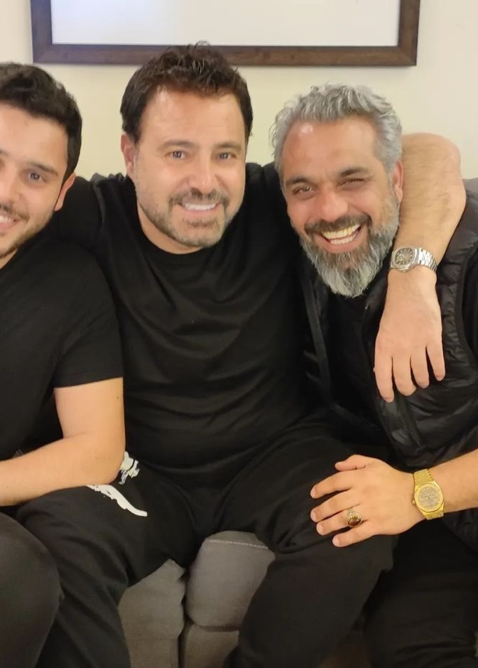 عاصي الحلاني ونجله وعادل العراقي