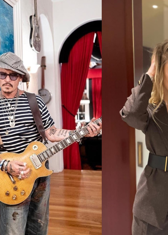 أمبر هيرد وجوني ديب