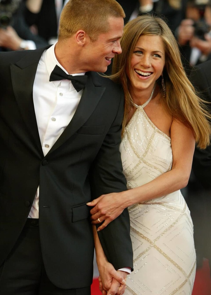 جينيفر أنيستون وبراد بيت