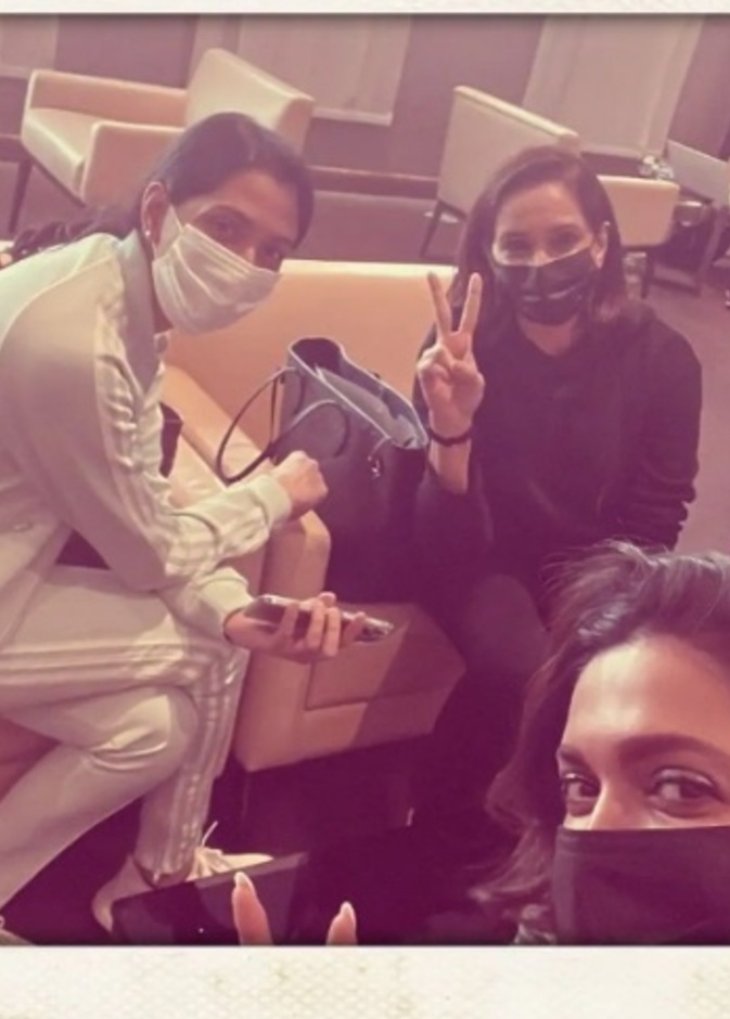 ديبيكا بادوكون في عطلة عائلية في مدينة البندقية