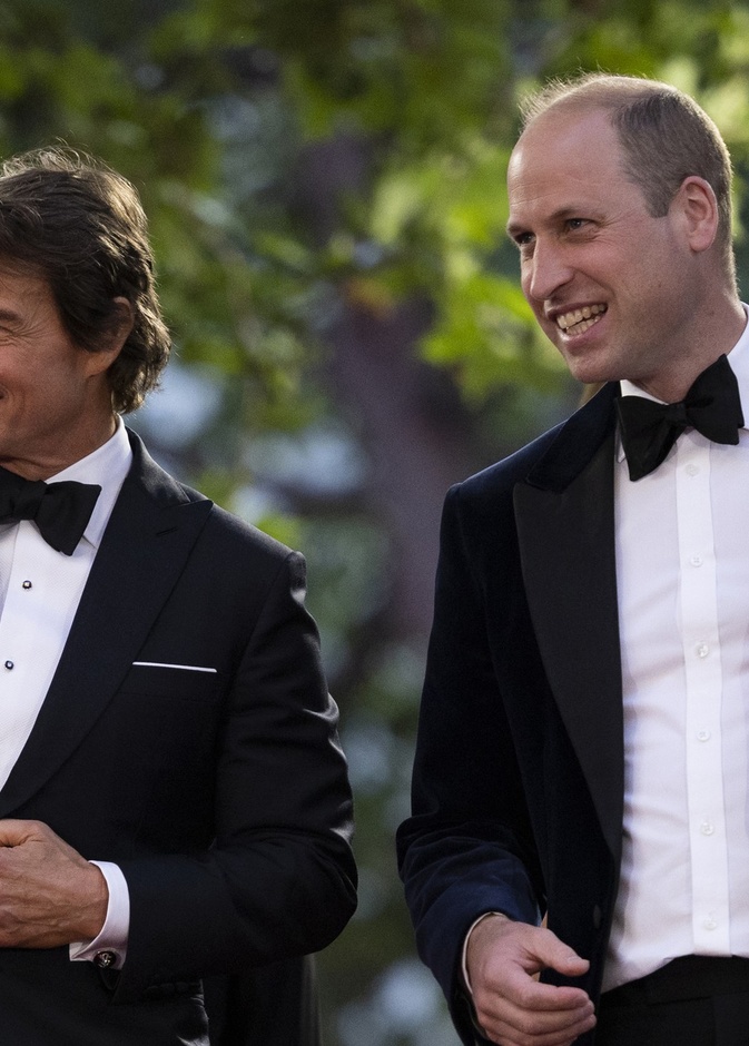 توم كروز والامير ويليام