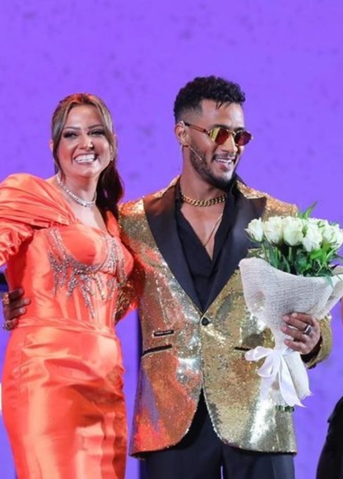 محمد رمضان وبشرى