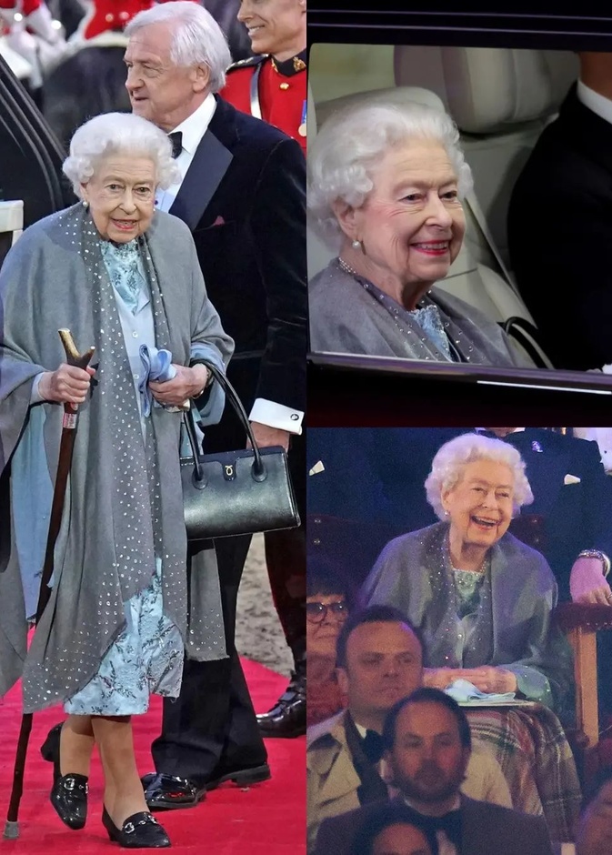 ملكة بريطانيا في حفل " Gallop Through History" اليوبيل البلاتيني للملكة