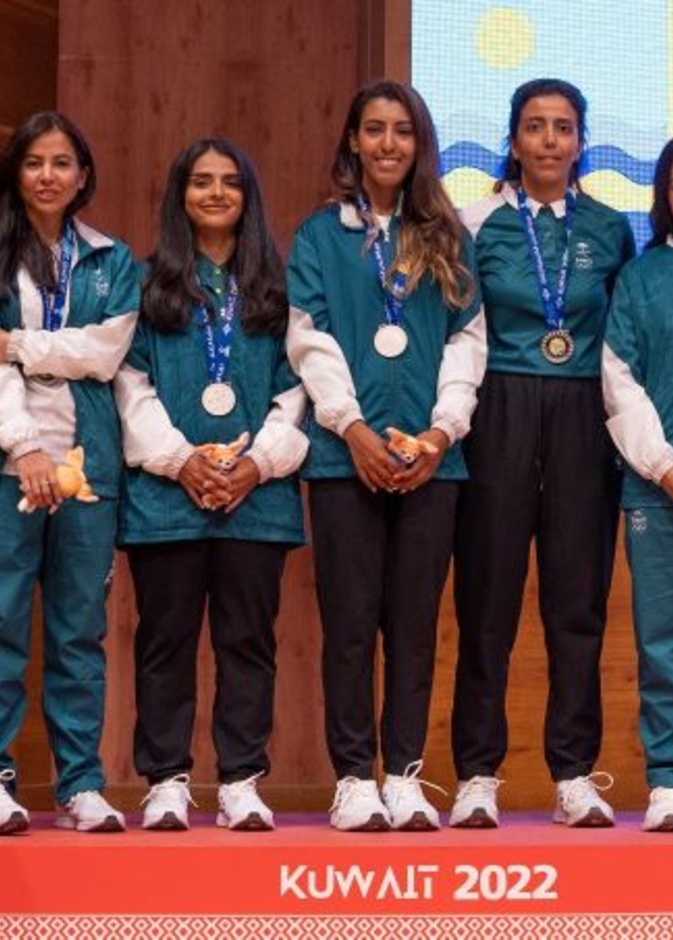 تعرفوا على الدراجات السعوديات الفائزات بفضية دورة الألعاب الخليجية الثالثة