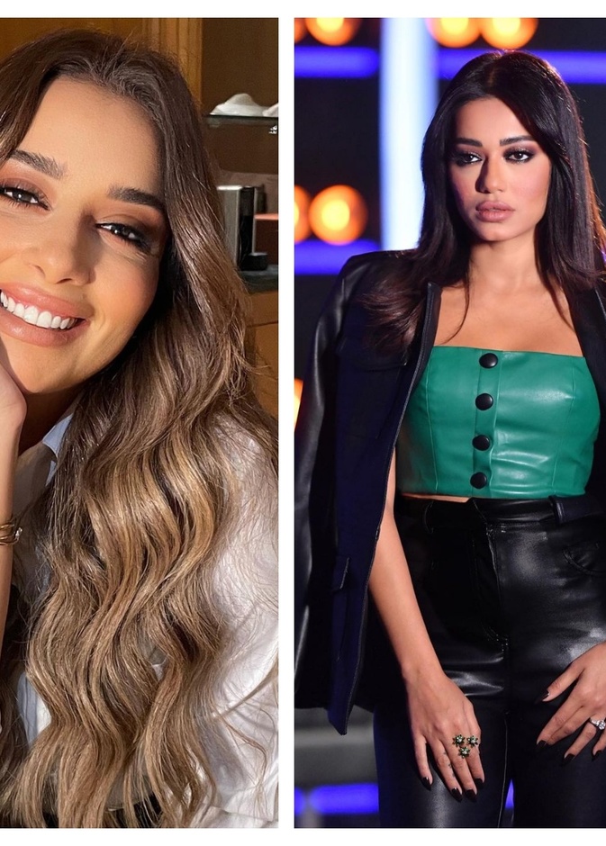 النجمتان رحمة رياض وبلقيس فتحي