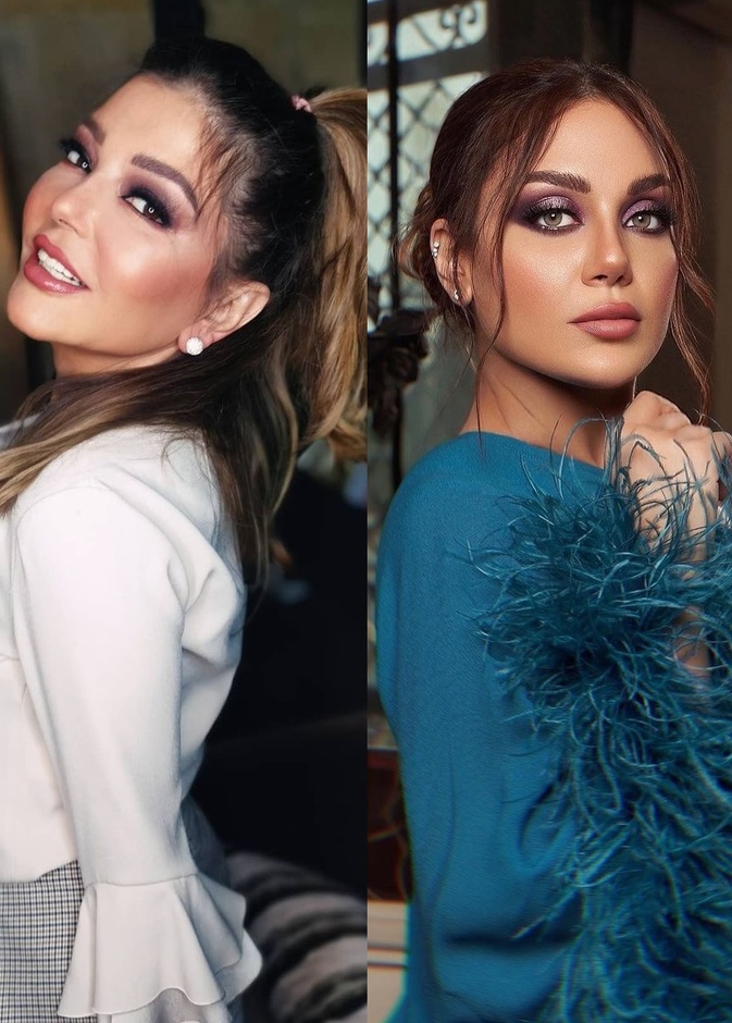 سميرة سعيد وابنة هيفاء وهبي 