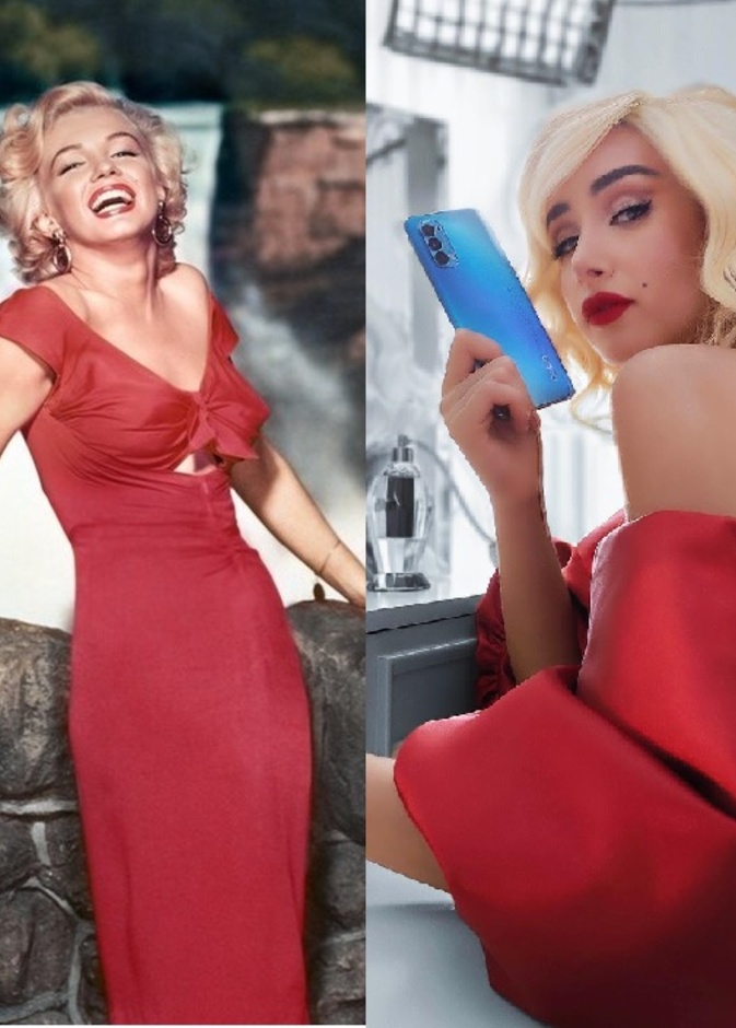 هنا الزاهد ومارلين مونرو