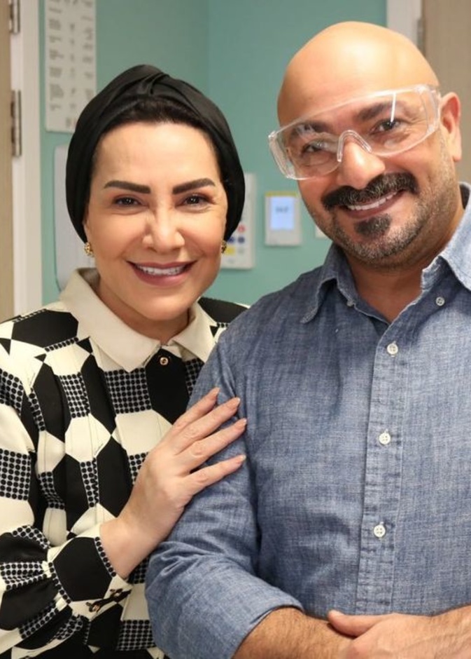 عبدالمحسن القفاص وهدى حسين